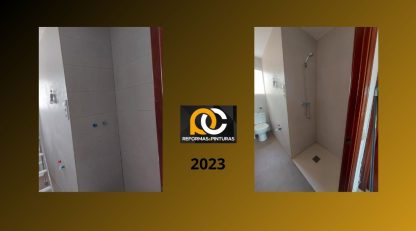 Colocación de Racholas en paredes baño (IV) 2023