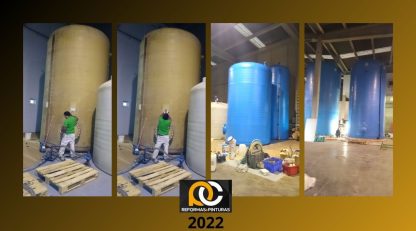 Pintura en cisterna de agua 2022