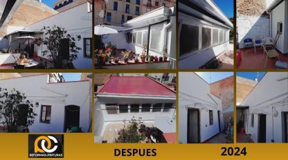 Pintura de paredes de terrado Después (II) 2024