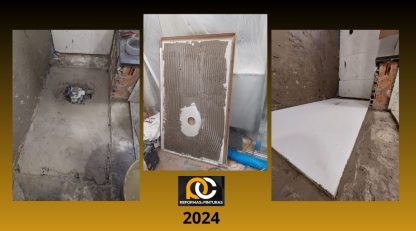 Cambio de plato de ducha y racholas en baño (III) 2024