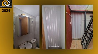 Impermeabilización de Terrado, cambio puerta y colocación de racholas en pared (III) 2024