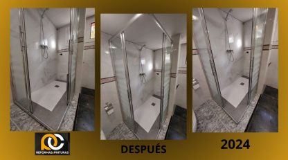 Cambio de plato de ducha y racholas en baño (VIII) 2024